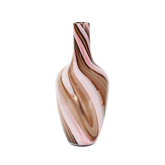Neapolitain Glass Vase- Tall