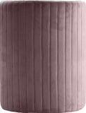 Selena Velvet Contemporary Accent Chair and Ottoman Set - Chic Barrel Design with Tufted Elegance