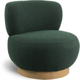 Calais Contemporary Accent Chair - Mid-Century Modern Design with Sturdy Natural Oak Base