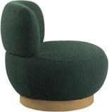 Calais Contemporary Accent Chair - Mid-Century Modern Design with Sturdy Natural Oak Base
