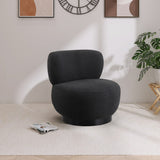 Calais Contemporary Accent Chair - Mid-Century Modern Design with Sturdy Natural Oak Base
