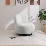 Calais Contemporary Accent Chair - Mid-Century Modern Design with Sturdy Natural Oak Base