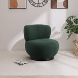 Calais Contemporary Accent Chair - Mid-Century Modern Design with Sturdy Natural Oak Base