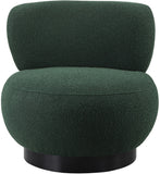 Calais Contemporary Accent Chair - Mid-Century Modern Design with Sturdy Natural Oak Base