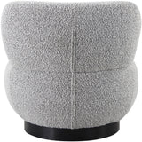 Calais Contemporary Accent Chair - Mid-Century Modern Design with Sturdy Natural Oak Base