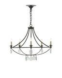 Novella Small Black Chandelier