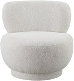 Calais Contemporary Accent Chair - Mid-Century Modern Design with Sturdy Natural Oak Base