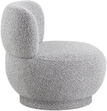 Calais Contemporary Accent Chair - Mid-Century Modern Design with Sturdy Natural Oak Base