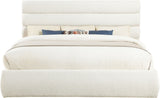 Adam - Boucle Fabric Bed With 52" Headboard