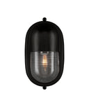 Maritime Black Outdoor Wall Sconce