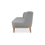 72" Sectional Sofa Comfy Couch For Living Room, Light Grey *