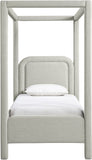 Salina - Linen Textured Fabric Upholstered Bed