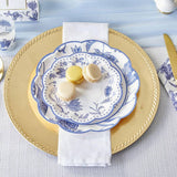Blue Willow 62 Piece Party Tableware Set