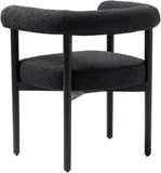 Hyatt Elegant Mid-Century Dining Chair with Solid Wood Frame for a Chic Dining Room Upgrade