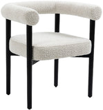 Hyatt Elegant Mid-Century Dining Chair with Solid Wood Frame for a Chic Dining Room Upgrade