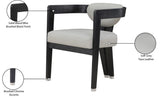 Carlyle Contemporary Dining Chair - Elegant Faux Leather Upholstery with Solid Wood Frame Design