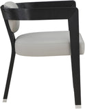 Carlyle Contemporary Dining Chair - Elegant Faux Leather Upholstery with Solid Wood Frame Design
