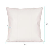 24 x 24 Avanti White Pillow