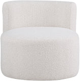 Como Contemporary Accent Chair with Curved Back Design for Stylish Home Decor and Comfort