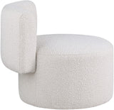 Como Contemporary Accent Chair with Curved Back Design for Stylish Home Decor and Comfort