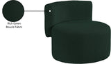 Como Contemporary Accent Chair with Curved Back Design for Stylish Home Decor and Comfort