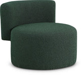 Como Contemporary Accent Chair with Curved Back Design for Stylish Home Decor and Comfort