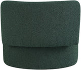 Como Contemporary Accent Chair with Curved Back Design for Stylish Home Decor and Comfort