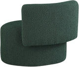 Como Contemporary Accent Chair with Curved Back Design for Stylish Home Decor and Comfort