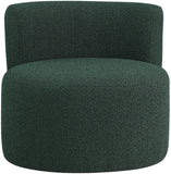 Como Contemporary Accent Chair with Curved Back Design for Stylish Home Decor and Comfort