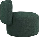 Como Contemporary Accent Chair with Curved Back Design for Stylish Home Decor and Comfort