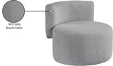 Como Contemporary Accent Chair with Curved Back Design for Stylish Home Decor and Comfort