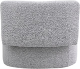 Como Contemporary Accent Chair with Curved Back Design for Stylish Home Decor and Comfort
