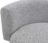 Como Contemporary Accent Chair with Curved Back Design for Stylish Home Decor and Comfort