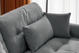 CLOUDIES 134" 3 Seater Sofa with 1 Ottoman