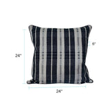 Roper Charcoal 24x24 Pillow