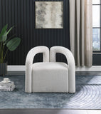Otto Contemporary Accent Chair with Curved Back, Stylish Design, and Comfortable Seating Experience