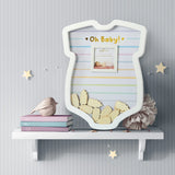 Onesie Baby Shower Guest Book Alternative Frame