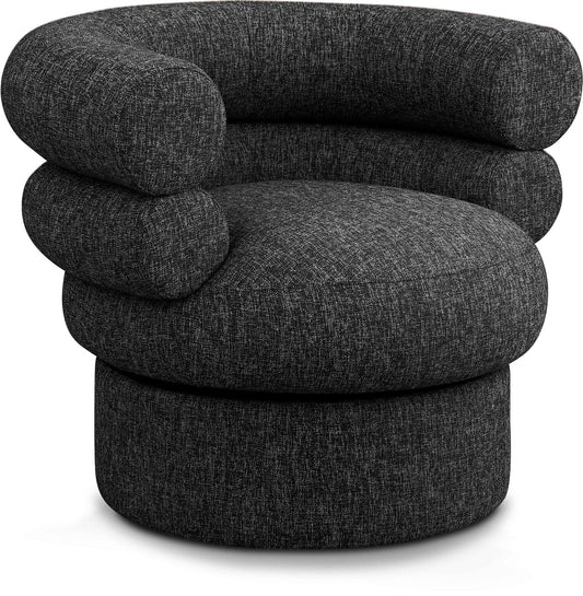 Valentina Accent Swivel Chair - Modern Comfort & Style with Channel Tufting for Any Room Decor