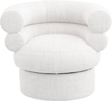 Valentina Accent Swivel Chair - Modern Comfort & Style with Channel Tufting for Any Room Decor