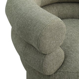 Valentina Accent Swivel Chair - Modern Comfort & Style with Channel Tufting for Any Room Decor
