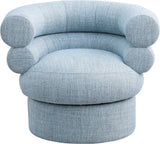 Valentina Accent Swivel Chair - Modern Comfort & Style with Channel Tufting for Any Room Decor