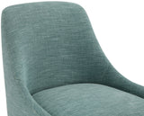 Camden Dining Chair Set of 2 - Luxurious Upholstered Comfort with Durable Matte Black Metal Legs