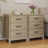 Wholesale 3 Drawer Dresser Modern Wood Dresser with Raised Panel