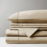 Cotton-Blend Sateen 800TC 6-Piece Sheet Set, Khaki