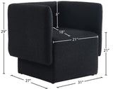 Vera Contemporary Accent Chair - Stylish Boucle Fabric Seating for Modern Living Room & Bedroom
