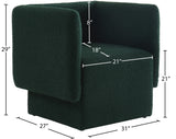 Vera Contemporary Accent Chair - Stylish Boucle Fabric Seating for Modern Living Room & Bedroom