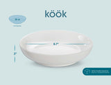 Kook Ceramic Pasta Bowls, 32 oz, Set of 6