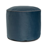 Qivuit Blue Tall Pouf