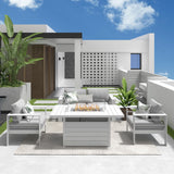 54” Fire Pit Table, Outdoor Patio Propane Fire Pit Table