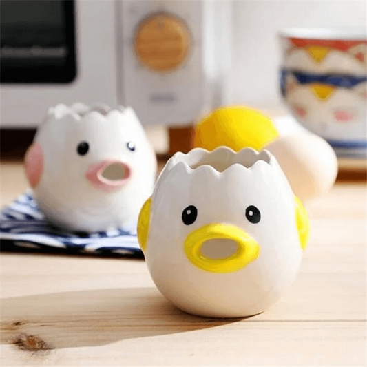 Chicken Ceramic Egg Yolk Separator Kitchen Tool